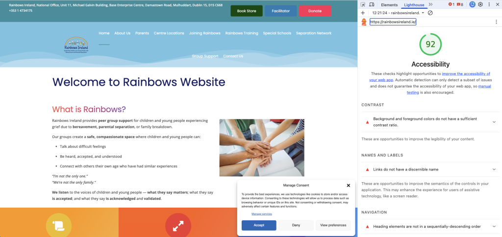 Lighthouse Screenshot Rainbows Before