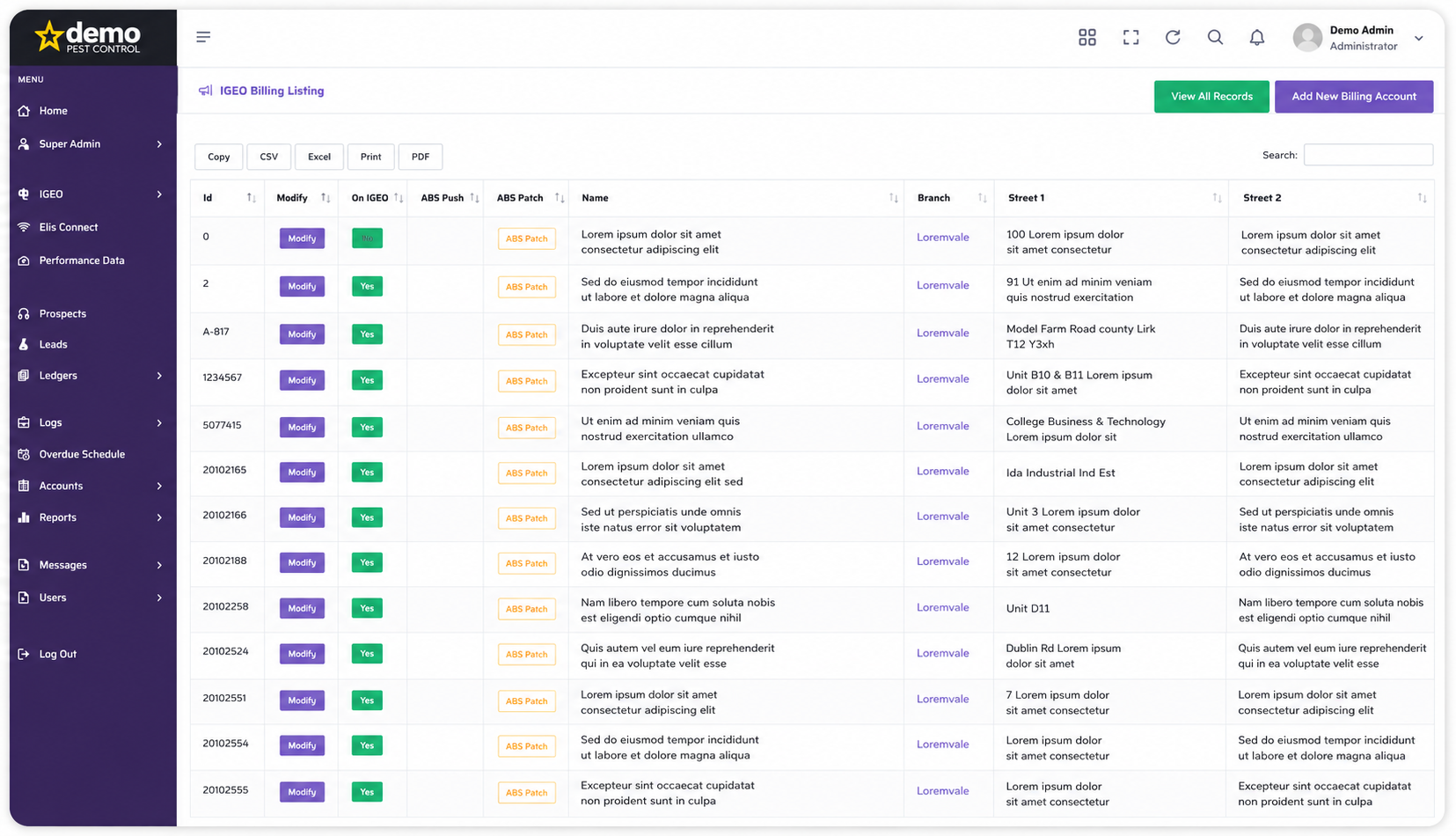 Elis platform screenshot 3